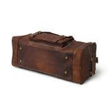 Classic Leather Travel Duffle Bag