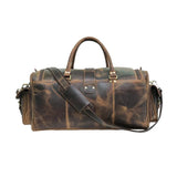 Vintage Leather Traveler Duffle Bag – Distressed Full-Grain Weekender