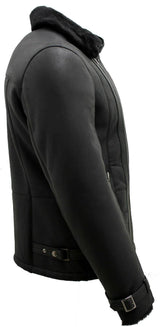 Mens shearling jacket