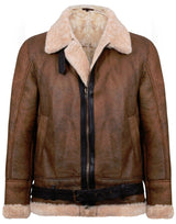 Mens shearling jacket