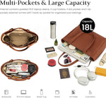 Women Leather Work Laptop Tote Bag – Ladies Shoulder Satchel Handbag