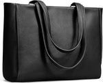 Women Leather Work Laptop Tote Bag – Ladies Shoulder Satchel Handbag